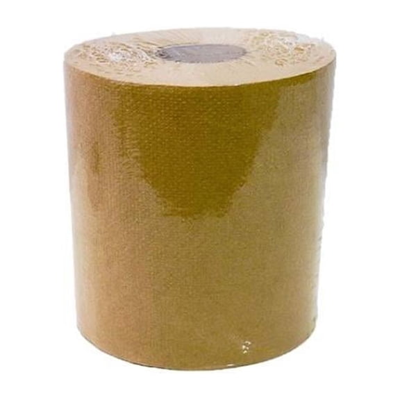 MMBM 8" x 800' Brown Hardwound Towels 1-Ply 2" Core Recycled Kraft Paper 12 Pcs for Industrial Facilities, Workshops & Kitchens Use