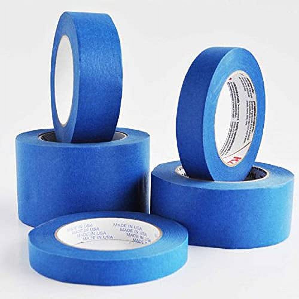 MMBM Blue Painters Tape, 1 1/2 Inch x 60 Yards, 16 Pack, 1.5 Inch Wide
