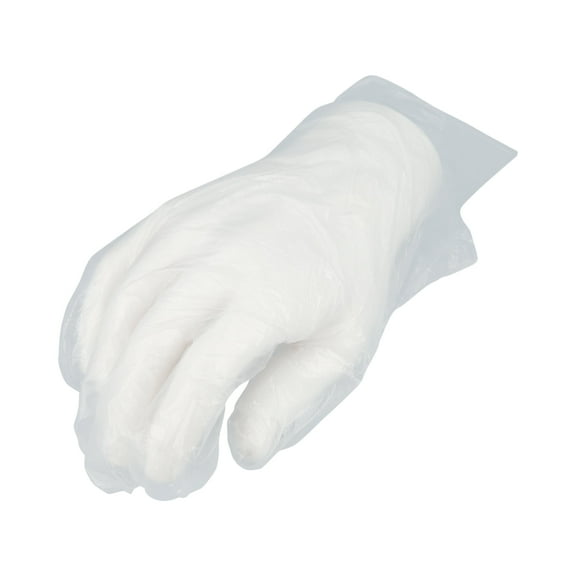 MMBM 20000 Pieces HDPE Food Service Poly Gloves Clear 1.5 Mil Disposable Powder Free Latex Free Medium Non Sterile