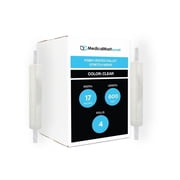 MMBM Extended Core Vented Stretch Wrap 17" x 600 4 Rolls 65 Gauge Clear Plastic Film for Food and Plant Packing