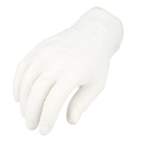 Shield Industrial Latex Powdered Gloves Large 4.5 Mil Disposable 2000 Gloves for Lab Research, Painting, Prep Cooking