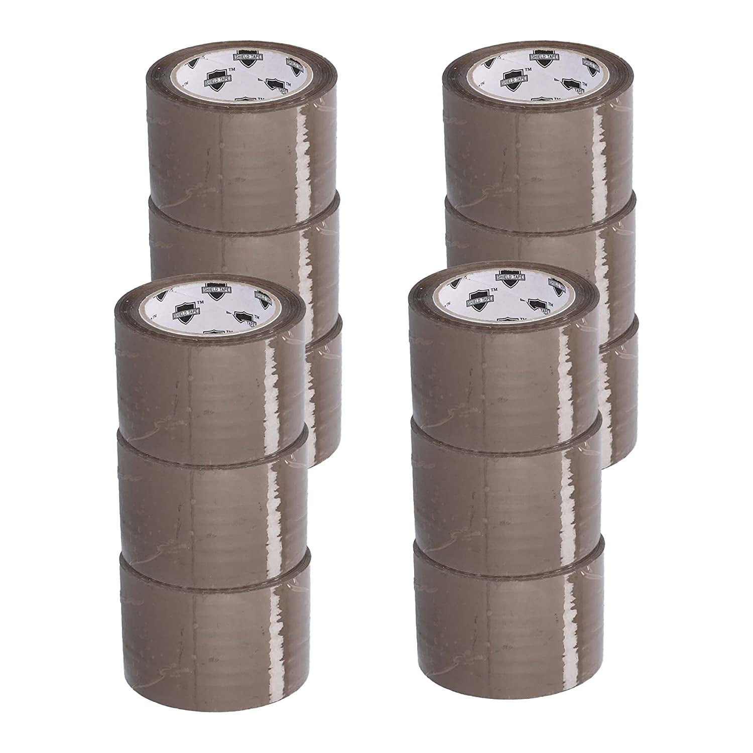Electriduct 3 Inch Brown Packing Tape - 1.77 mil Strong Heavy Duty  Industrial Grade Shipping Tape (4 Rolls)