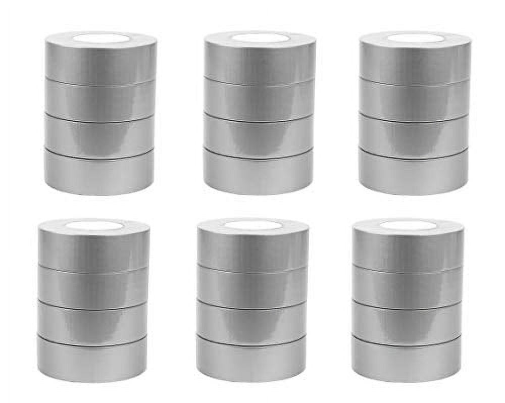 MMBM Silver Duct Tape, 2 Inch X 60 Yards, 24 Pack, 6 Mil Thick, Super
