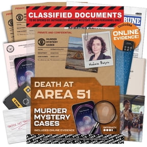 MMC Death at Area 51 Cold Case Files Game for 1-10 Players, by Lucky Egg