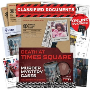 MMC Murder at Times Square Cold Case Files Game for 1-10 Players, by Lucky Egg