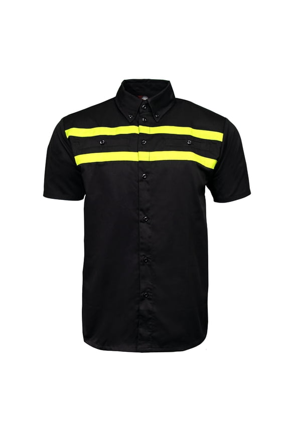 MMCC Men's Petrol Classic Mechanic Button Up Shirt - Dual Chest Pockets - Microfiber Panel - Rider Ready - MMC16005 3X-Large