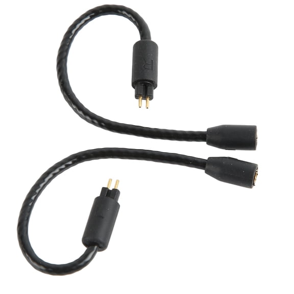 MMCX To 2 Pin 0.78mm Adapter Cable, MMCX To 2 Pin 0.78mm Cord OFC Wire Core 2pcs For AS10 For ZST For ZS3