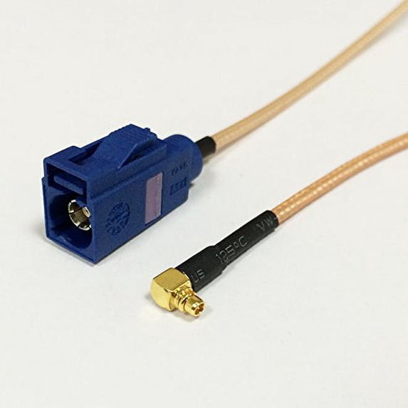 MMCX male Right angle to Fakra C female pigtail cable RG316 6" NEW for GPS NAVI Good Quality Fast USA Shipping