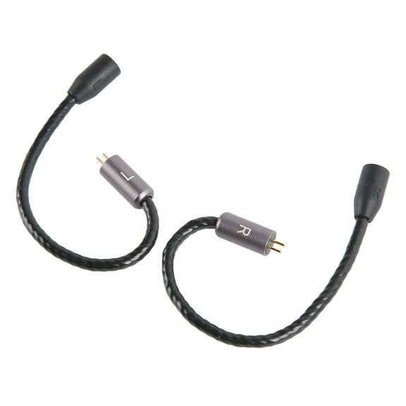 MMCX to 2 Pin 0.78mm Adapter Cable for KZ/Revonext/BQEYZ/TFZ/QUEEN/UE/TRN Headphones Lossless Sound, 2Pcs