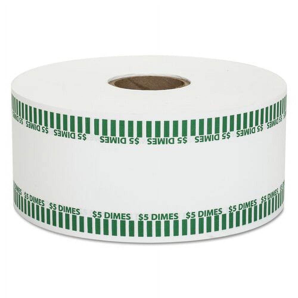 MMF Industries Automatic Coin Flat Wrapper Rolls, Dimes, 1900 Wrappers