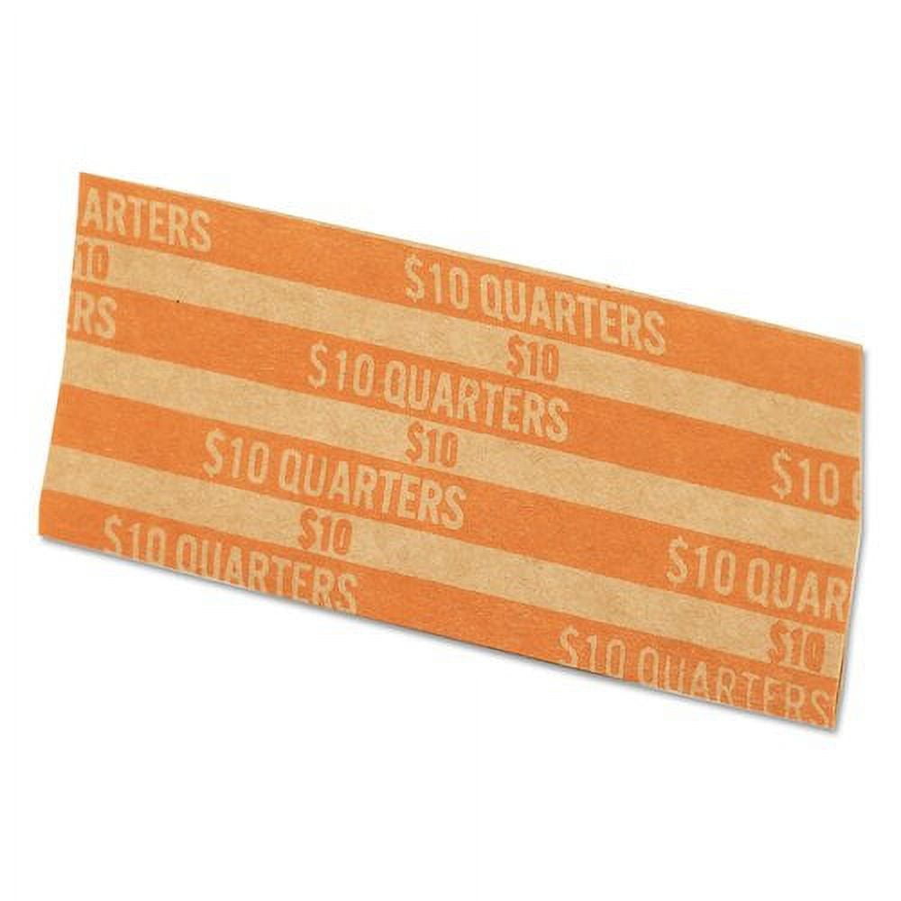 MMF Industries PopOpen Flat Paper Coin Wrappers, 1000 Wrappers/Box