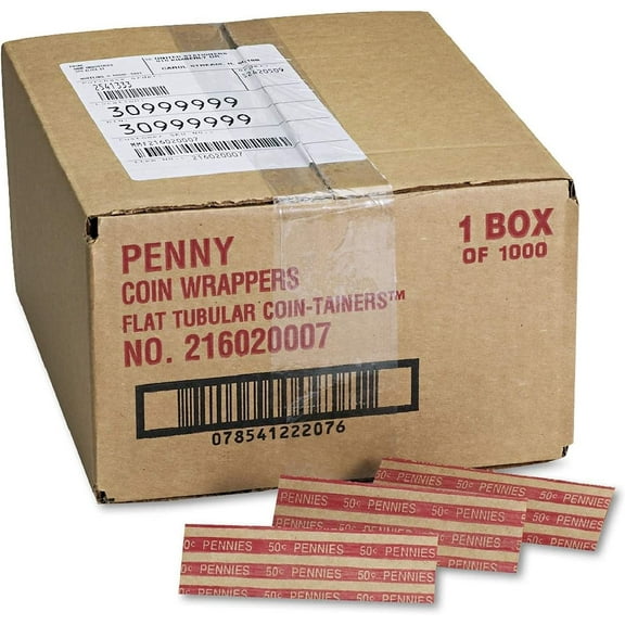 216020007 - Flat Paper Coin Wrappers