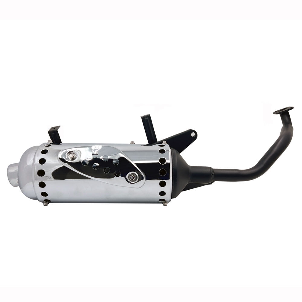 MMG Motorcycle Exhaust Muffler, Standard OEM Replacement for 125cc 150cc 4-Stroke GY6 engines compatible with Tao Tao Powermax 150 PMX150