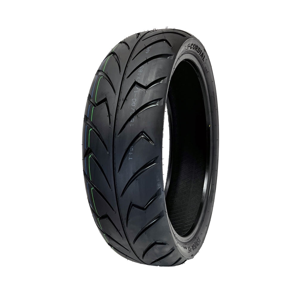 MMG Motorcycle Rear Tire 150/60-17 with a Street Tread Pattern for Cruiser Touring