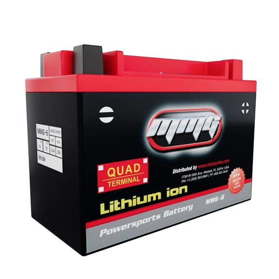 YTX24HL-BS MMG Lithium Ion Battery 12v Quad Terminal - Motorcycle ATV UTV