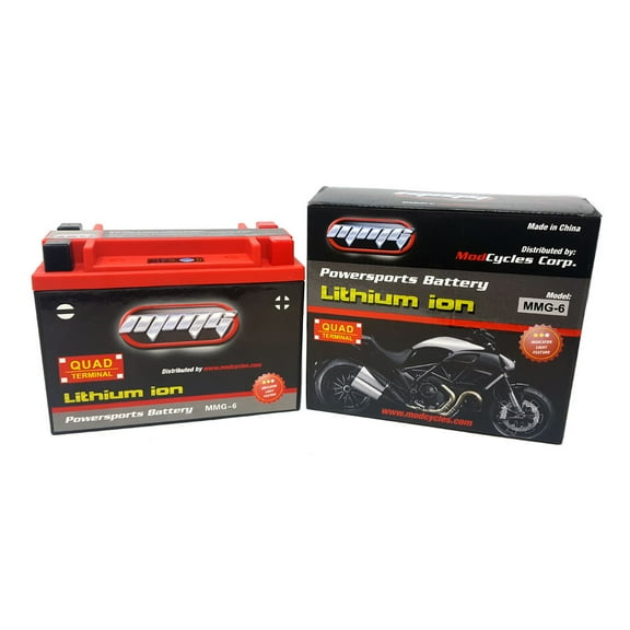 MMG Sealed Lithium Ion Battery - 420 CCA - Replacement for HVT-4 designed for V-Twin Motorcycles HD (MMG6)