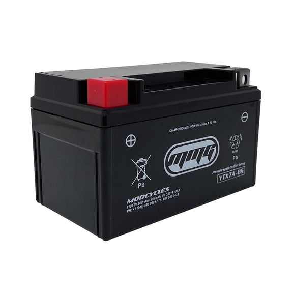 MMG YTX7A-BS Battery for Gas Gy6 Scooter Moped 50CC 125CC