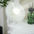 thumbnail image 1 of MMJ 6 Inch Oscillating Clip Fan with Night Light 2 in 1 Wall Mounted Desk Quiet Portable for Bedroom Kitchen Camping, 1 of 7
