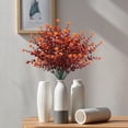 thumbnail image 1 of MMJ Artificial Flower Ornament Silk Plant for Living Room Tabletop Office Decoration 13.8x5.9in, 1 of 6