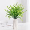 thumbnail image 1 of MMJ Artificial Flower Ornament Silk Plant for Living Room Tabletop Office Decoration 13.8x5.9in, 1 of 6