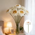 thumbnail image 1 of MMJ Artificial Flowers Lotus Single Stem 27.95x5.11in Fake Lotus for Pond Vase Table Decor Display, 1 of 6