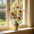 thumbnail image 1 of MMJ Artificial Peony Flower White Faux Peony Branch 28in for Vase Table Centerpiece Wedding Party Home Sofa Display, 1 of 6