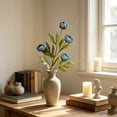 thumbnail image 1 of MMJ Artificial Peony Flower White Faux Peony Branch 28in for Vase Table Centerpiece Wedding Party Home Sofa Display, 1 of 6