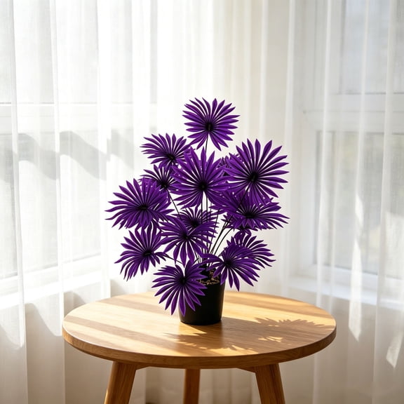 MMJ Artificial Plants Monstera Palm Floor Plant Faux Tropical Greenery Corner Decor 29.53in