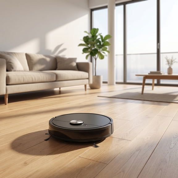 MMJ Automatic Robot Vacuum Cleaner Thin Mini Robotic Floor Sweeper Multi Side Brushes Strong Suction Auto Cleaning for Home Hardwood