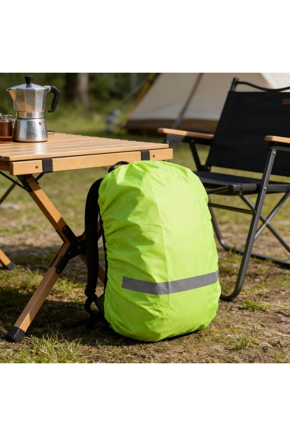 Backpack Rain Cover Waterproof Outdoor Bag Cover Travel Backpack Accessory with Reflective Stripe Night Safety