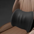 thumbnail image 1 of MMJ Car Cushion Lumbar Support Memory Foam Ergonomic Back Pillow for Driving Seat Office Chair 15.75x11.81x3.94in, 1 of 8