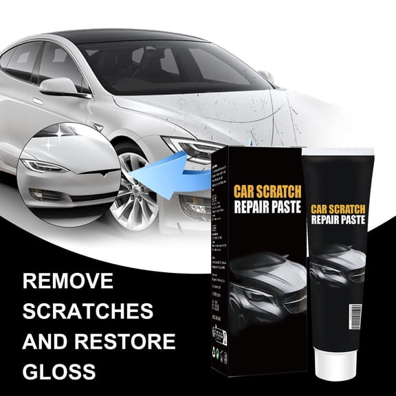 MMJ Car Scratch Remover Paste Paint Repair Polishing Compound Restore Gloss No Harsh Chemicals Auto