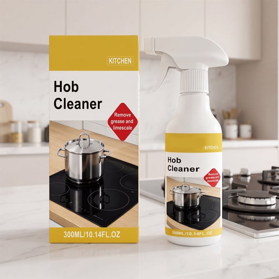 MMJ Ceramic Cooktop Cleaner Stubborn Grease Residue Remover Non Scratch Kitchen Stove Daily Maintenance Liquid 300ml
