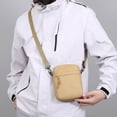 thumbnail image 1 of MMJ Crossbody Bags for Men Sling Bag 7.9x5.9x2.4in Mini Chest Pack Solid Color Shoulder Purse, 1 of 6