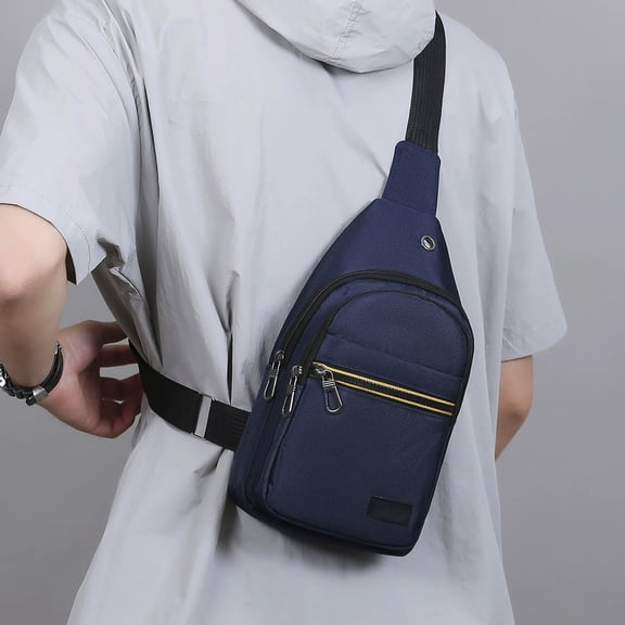 MMJ Crossbody Bags for Women Shoulder Backpack Chest Pack with Earphone Hole Travel Backpack Carry On Luggage