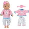 thumbnail image 1 of MMJ Doll Clothes Set 14-18in Doll Accessory Outfit Fabric Dress Up Gift (Doll Not Included), 1 of 4
