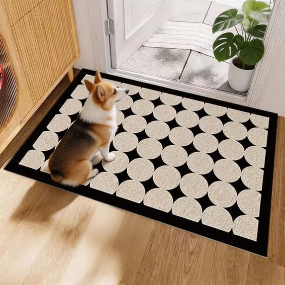 MMJ Doormat 15.75x23.62in Non Slip Entrance Rug Dirt Trapper Waterproof for Indoor Outdoor Entryway Home