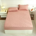 thumbnail image 1 of MMJ Fitted Sheet Waterproof Quilted Mattress Protector Machine Washable for Twin 35.4x78.7x11.8in, 1 of 6