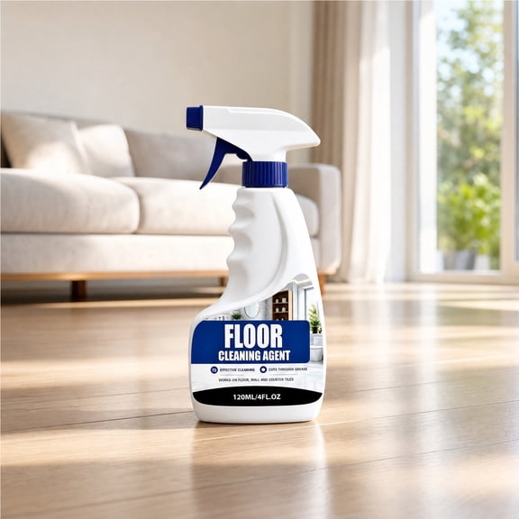 MMJ Floor Cleaner Spray, 120ml Multi Surface Tile Grout Deep Cleaning Stain Remover Gentle Formula for Kitchen Bathroom Home Use