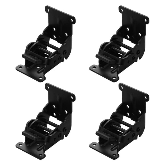 MMJ Folding Table Hinges 4 Pack 90 Degree Self Locking Bracket Heavy Duty Extension Support Furniture Hardware Set