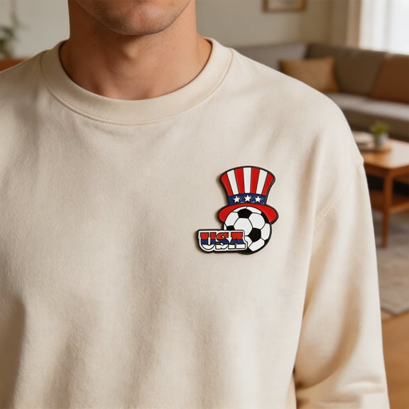 MMJ Football Match Pin Badge 2026 Commemorative Enamel Pin for Jersey Cap Collectible USA Canada Mexico Host