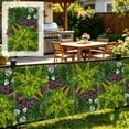 thumbnail image 1 of MMJ Garden Fence Artificial Hedge Expandable Privacy Screen Faux Leaf Panel Decorative for Balcony Patio Outdoor, 23.62x15.75in, 1 of 6