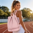 thumbnail image 1 of MMJ Gym Bag Women Wet Dry Separation Waterproof Sports Duffel Swim Backpack Portable Travel Beach 15.75x12.60x7.87in, 1 of 6