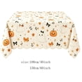 thumbnail image 1 of MMJ Halloween Tablecloth with Themed Pattern, Full Coverage for Dining Table Party Holiday Halloween Decor 39.37x59.06in, 1 of 7