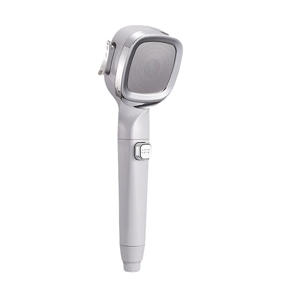 MMJ Handheld Shower Head 4 Modes Pressurized with Pause Button Water Saving Bathroom
