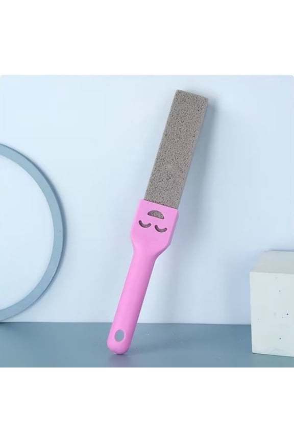 Hands Free Toilet Cleaning Stick Pumice Stone Brush for Hard Water Stain Removal