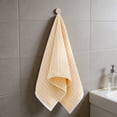 thumbnail image 1 of MMJ Household Striped Towel Set Soft Absorbent 100 Cotton for Bathroom Kitchen Hand Face Quick Drying 13.4x29.1in, 1 of 6
