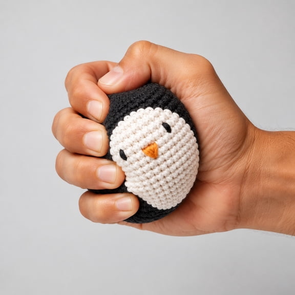 MMJ Juggling Balls Handmade Crochet Sports Design Soft Portable Stress Relief 2.36in