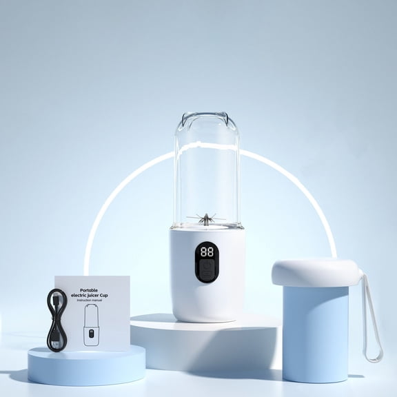 MMJ Kitchen Appliances Portable Juicer Wireless Electric Mini Blender Small Crush Ice Making Rechargeable Home Smoothie Maker