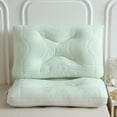 thumbnail image 1 of MMJ Latex Pillow 48x74cm Class A Cooling Silk Pillow with Neck Support for Home Hotel Sleep Aid, 1 of 6